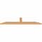 Ekena Millwork Portland Smooth Timber Gable Bracket, Western Red Cedar, 96"W x 20"H x 3 1/2"D x 5 1/2"F, 5/12 Pitch GBW096X20X0406POR00SWR - alternate 5